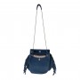 BLING DUNE S, BUBBLE PONCE NAVY, CHAINE ARGENTEE