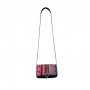 BOHO MISTER ROCK CUIR BUBBLE NOIR/ KILIM, CHAINE ARGENTEE