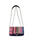 MISTER ROCK CUIR/KILIM, CHAINE ARGENTEE