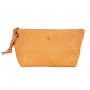 POCHETTE CALIFORNIA EN CUIR TRESSE SAND