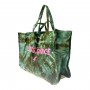 SHOPPERBAG XXL TIE&DYE GREEN, LET'S DANCE PINK