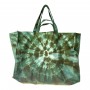 SHOPPERBAG XXL TIE&DYE GREEN, LET'S DANCE PINK
