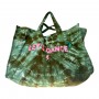SHOPPERBAG XXL TIE&DYE GREEN, LET'S DANCE PINK