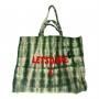 SHOPPERBAG XXL TIE&DYE MENTHE, LET'S DANCE PINK