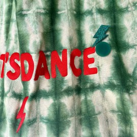 SHOPPERBAG XXL TIE&DYE MENTHE, LET'S DANCE PINK